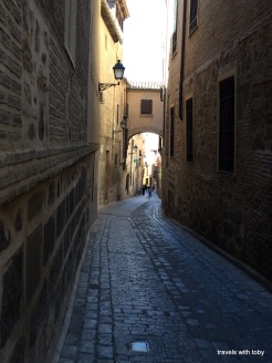 typical street in Toledo Spain