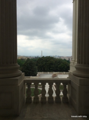 view of D.C. from the capitol. that's the Washington monument in the distance