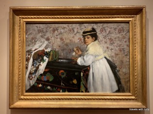 Portrait of Mlle. Hortense Valpinçon - Degas